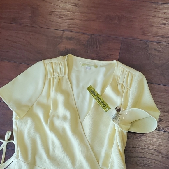 NWT Gianni Bini mini chiffon wrap dress - Picture 4 of 11